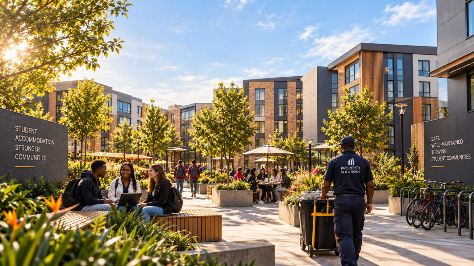 Students in a managed accommodation environment